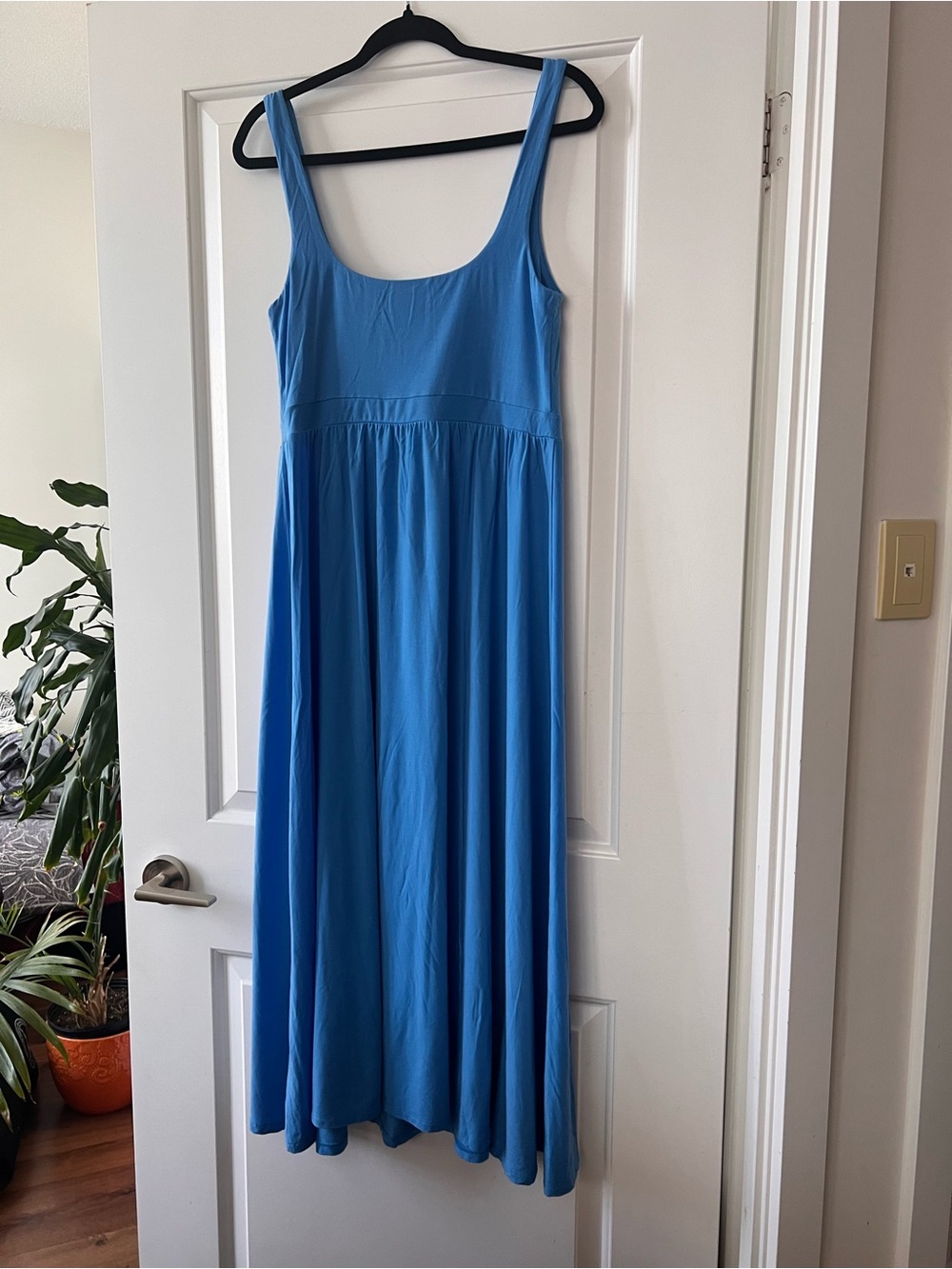 Aritzia Wilfred Summer Market Slit blue dress - L (LIKE NEW)